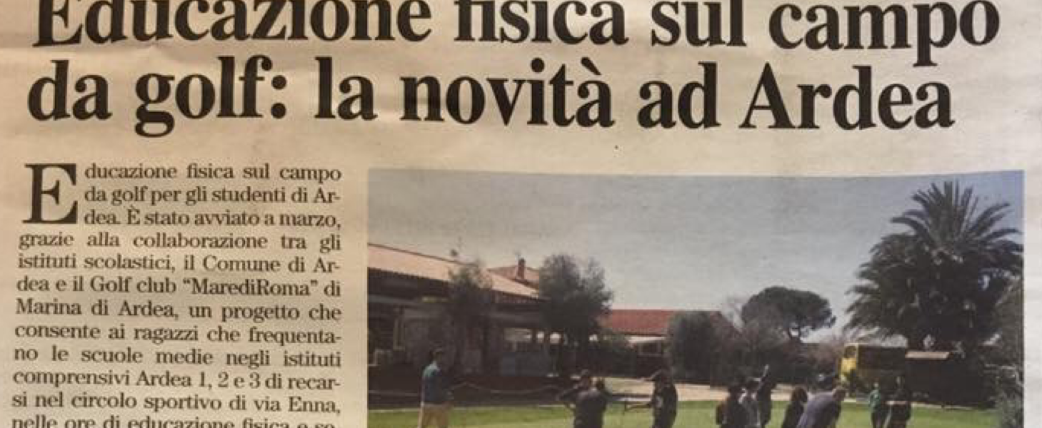BENVENUTI AL GOLF